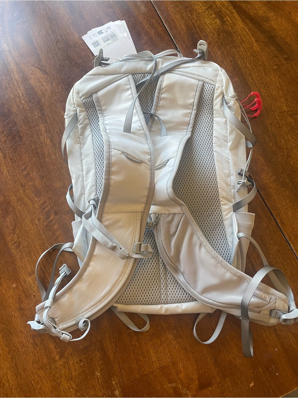 NWT lululemon All Sport Backpack 10L Vapor Silver Running Hiking Bike Bag - Picture 2 of 7